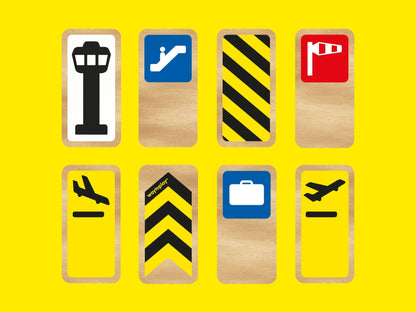 WayToPlay Roadblocks Airport Signs - BambiniJO Jordan