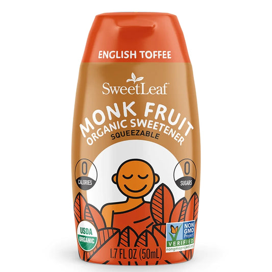Organic Monk Fruit Sweetener English Toffee 50ml