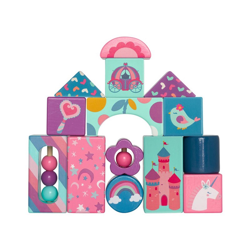 Stephen Joseph - Wood Blocks - Girl Stephen Joseph - Wood Blocks - Girl