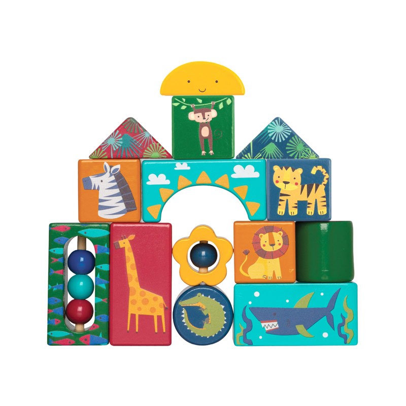 Stephen Joseph - Wood Blocks - Boy Stephen Joseph - Wood Blocks - Boy