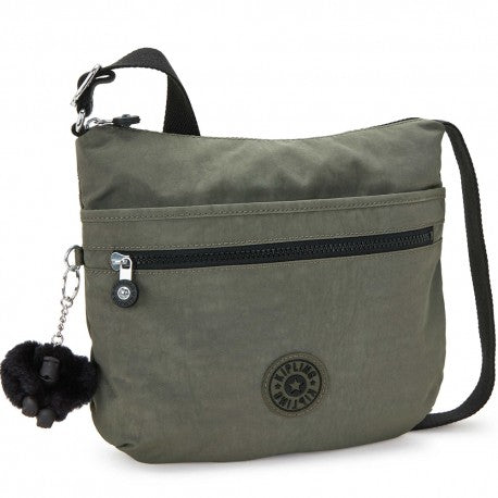 Kipling ARTO Cross-Body Shoulder Bag Green Moss - detail view