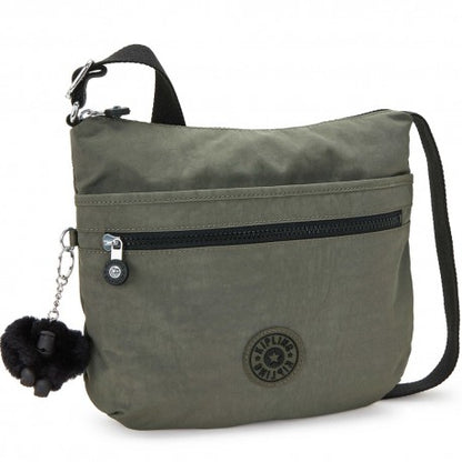 Kipling ARTO Cross-Body Shoulder Bag Green Moss - detail view