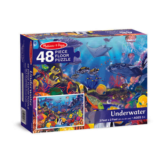 Melissa & Doug Underwater Floor Puzzle 48 Pieces - BambiniJO | Buy Online | Jordan