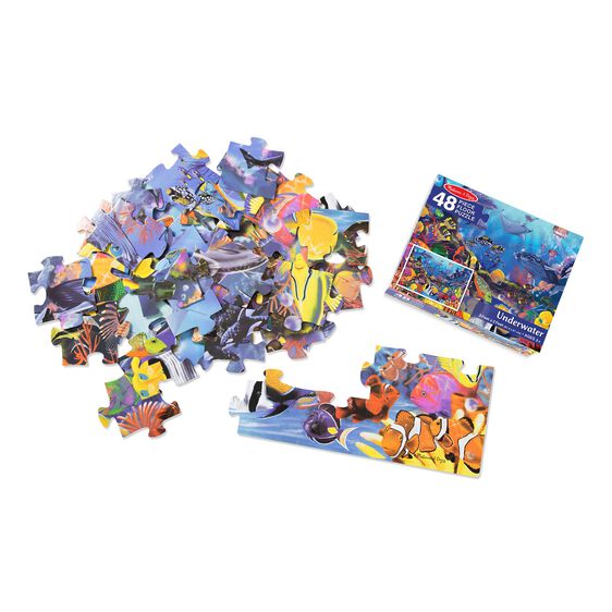 Melissa & Doug Underwater Floor Puzzle 48 Pieces Melissa & Doug Underwater Floor Puzzle 48 Pieces