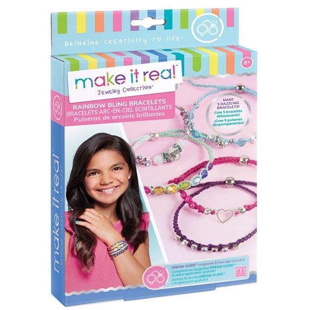Make it Real - Rainbow Bling Bracelets Make it Real - Rainbow Bling Bracelets