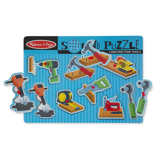 Melissa & Doug SOUND PUZZLE - Construction Tools - BambiniJO | Buy Online | Jordan