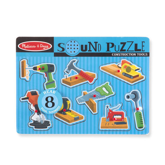 Melissa & Doug Sound Puzzle Construction Tools 3-6Y — BambiniJO Jordan