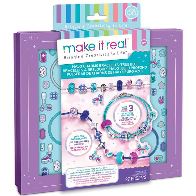 Make it Real - Halo Charms Bracelets True Blue Make it Real - Halo Charms Bracelets True Blue