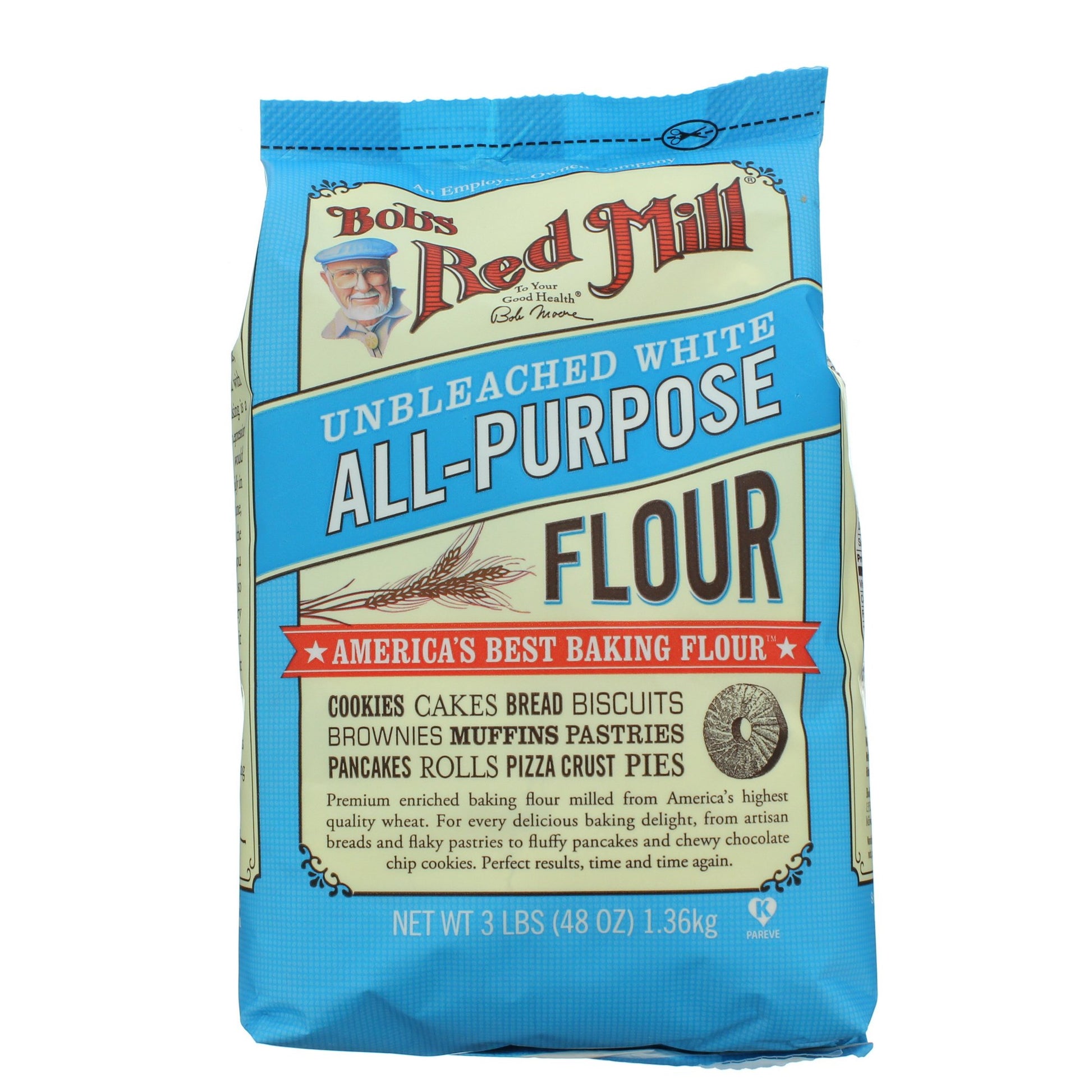 UNBLEACHED WHITE ALL PURPOSE FLOUR (2.27KG) UNBLEACHED WHITE ALL PURPOSE FLOUR (2.27KG)