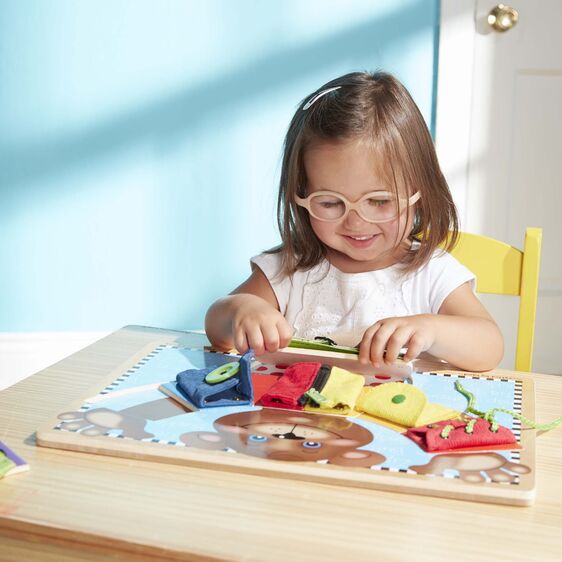 Melissa & Doug Basic Skills Puzzle Board 3Y+ Melissa & Doug Basic Skills Puzzle Board 3Y+
