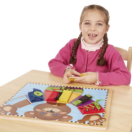 Melissa & Doug Basic Skills Puzzle Board 3Y+ Melissa & Doug Basic Skills Puzzle Board 3Y+