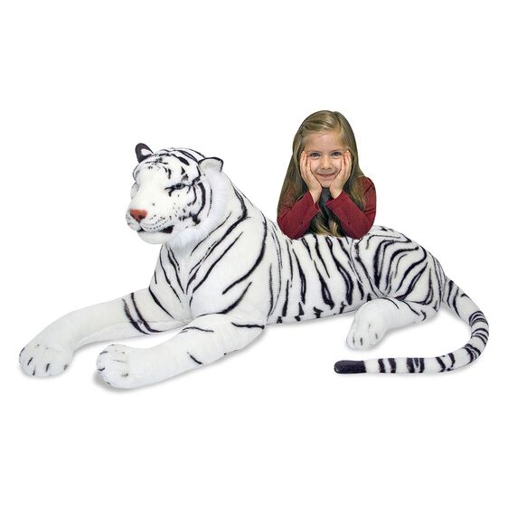 Melissa & Doug - PLUSH WHITE TIGER - BambiniJO | Buy Online | Jordan