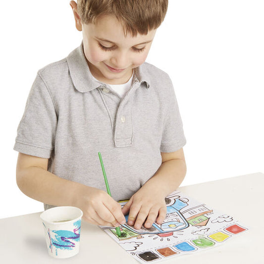 Melissa & Doug Vehicles Paint with Water Kids' Art Pad — BambiniJO Jordan