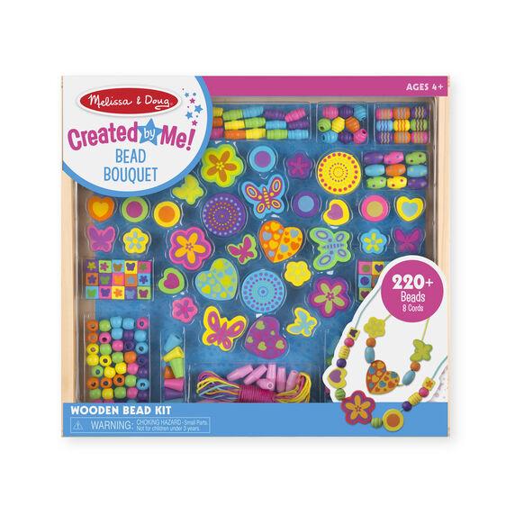 Melissa & Doug Created by Me! Bead Bouquet Wooden Bead Kit 4Y+ Melissa & Doug Created by Me! Bead Bouquet Wooden Bead Kit 4Y+