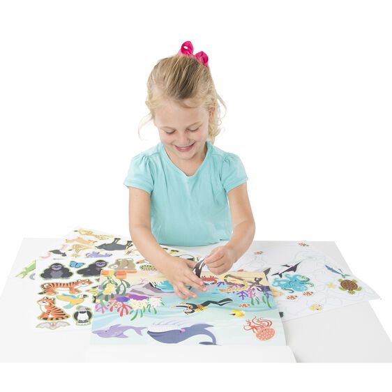 Melissa & Doug Reusable Sticker Pad - Habitats Melissa & Doug Reusable Sticker Pad - Habitats