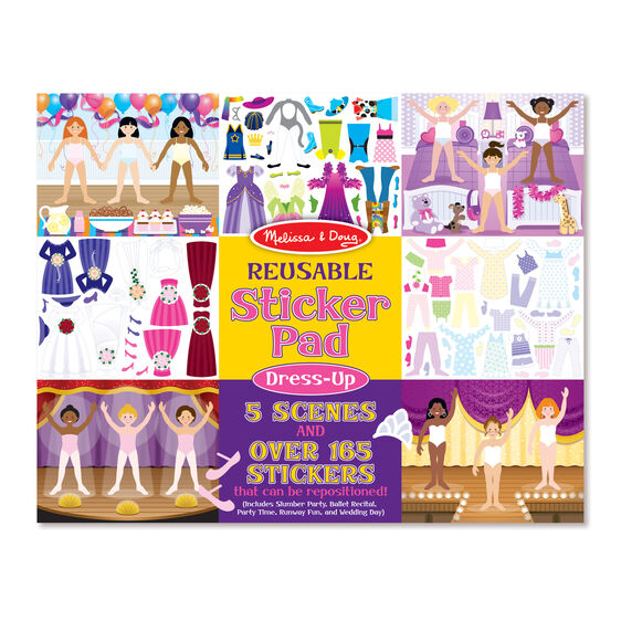 Melissa & Doug Reusable Sticker Pad - Dress-Up Melissa & Doug Reusable Sticker Pad - Dress-Up