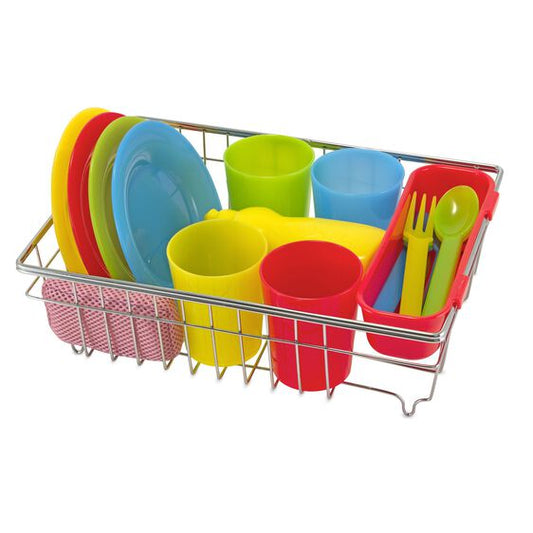 Melissa & Doug Let's Play House! Wash & Dry Dish Set 3Y+ — BambiniJO Jordan