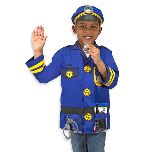 Melissa & Doug Police Officer Role Play Costume Set 3-6Y — BambiniJO Jordan