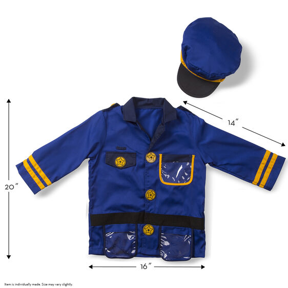 Melissa & Doug - Police Officer Role Play Costume Set 3-6 Years Melissa & Doug - Police Officer Role Play Costume Set 3-6 Years