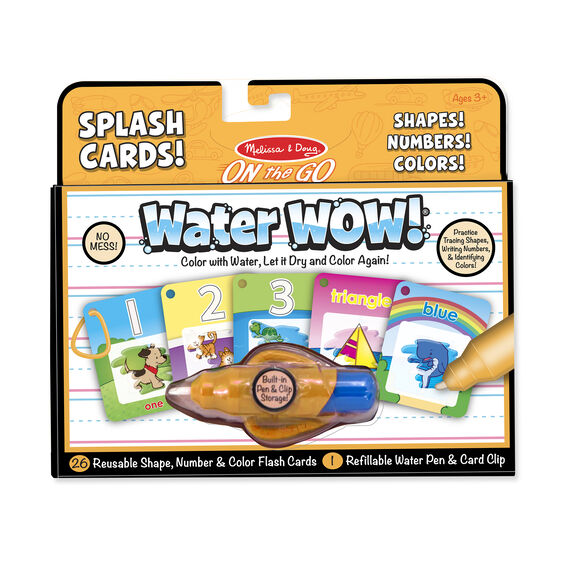 Melissa & Doug - Water Wow! - Splash Cards Shapes, Numbers & Colors - BambiniJO | Buy Online | Jordan