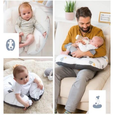 doomoo - Softy Giraffe Grey | Small Multi-use Organic Pillow - BambiniJO | Buy Online | Jordan