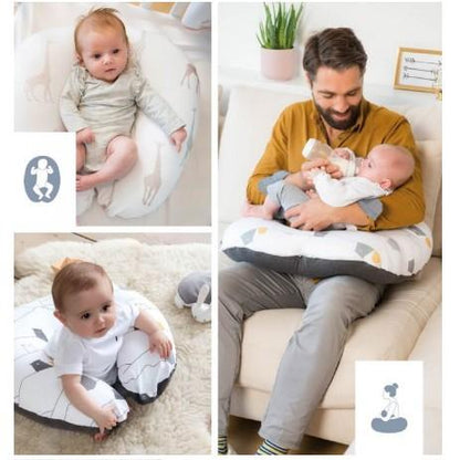 doomoo - Softy Giraffe Grey | Small Multi-use Organic Pillow - BambiniJO | Buy Online | Jordan