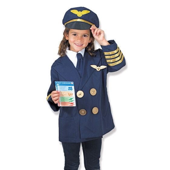 Melissa & Doug - Pilot Role Play Costume Set 3-6 Years Melissa & Doug - Pilot Role Play Costume Set 3-6 Years