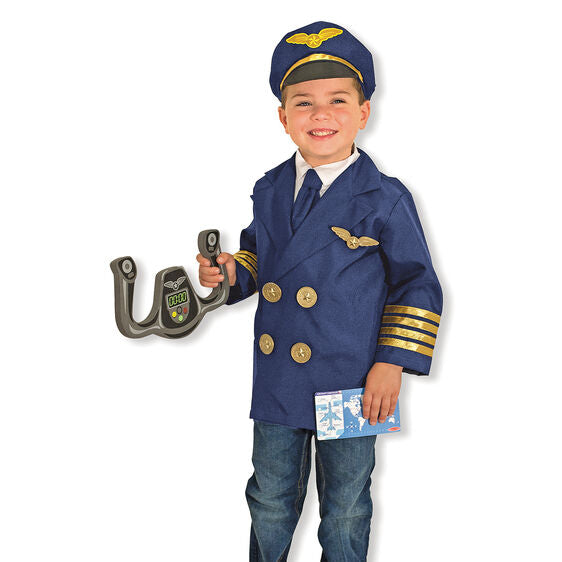 Melissa & Doug - Pilot Role Play Costume Set 3-6 Years Melissa & Doug - Pilot Role Play Costume Set 3-6 Years