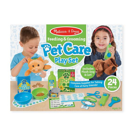 Melissa & Doug - FEEDING & GROOMING PET CARE PLAY SET - BambiniJO | Buy Online | Jordan