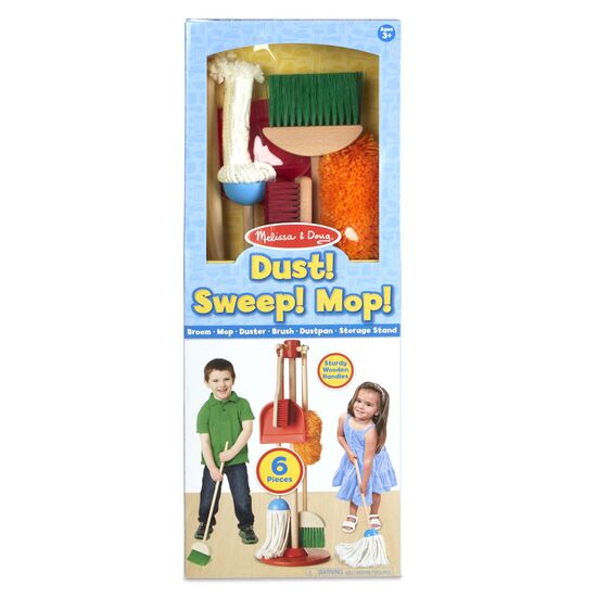 Melissa Doug Let's Play House! Dust! Sweep! Mop! 3Y+ – BambiniJO
