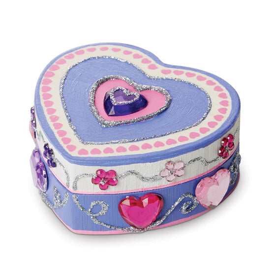 Melissa & Doug Created by Me! Heart Box Wooden Craft Kit 4Y+ Melissa & Doug Created by Me! Heart Box Wooden Craft Kit 4Y+