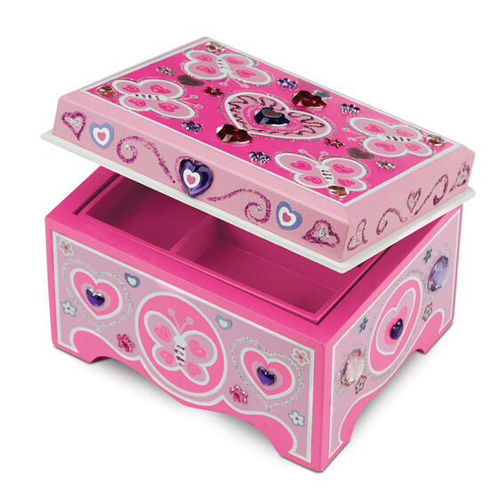 Melissa & Doug Created by Me! Jewelry Box Wooden Craft Kit 4Y+ Melissa & Doug Created by Me! Jewelry Box Wooden Craft Kit 4Y+