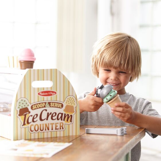 Melissa & Doug Scoop & Serve Ice Cream Counter 3Y+ Melissa & Doug Scoop & Serve Ice Cream Counter 3Y+
