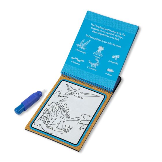 Melissa & Doug - Water Wow! Dinosaurs Water-Reveal Pad - On the Go Travel Activity Melissa & Doug - Water Wow! Dinosaurs Water-Reveal Pad - On the Go Travel Activity