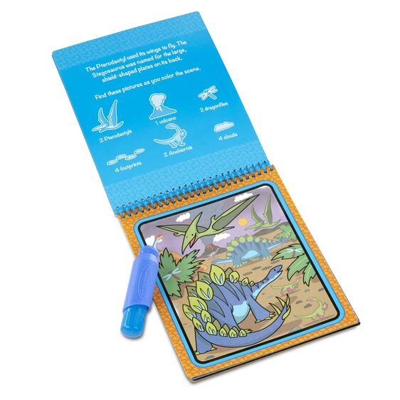 Melissa & Doug - Water Wow! Dinosaurs Water-Reveal Pad - On the Go Travel Activity Melissa & Doug - Water Wow! Dinosaurs Water-Reveal Pad - On the Go Travel Activity