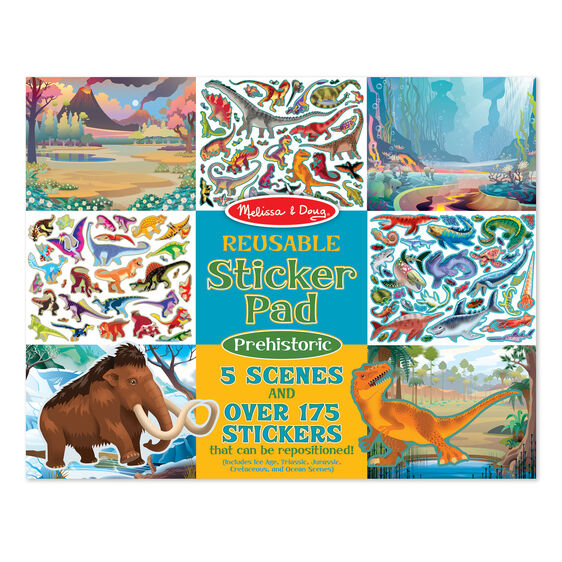 Melissa & Doug Reusable Sticker Pad - Prehistoric Melissa & Doug Reusable Sticker Pad - Prehistoric
