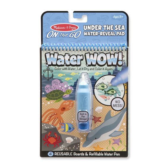 Melissa & Doug - Water Wow! - Under The Sea Water Reveal Pad - On the Go Travel Activity Melissa & Doug - Water Wow! - Under The Sea Water Reveal Pad - On the Go Travel Activity