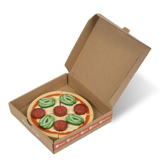 Melissa & Doug Top & Bake Pizza Counter - Wooden Play Food 3Y+ Melissa & Doug Top & Bake Pizza Counter - Wooden Play Food 3Y+