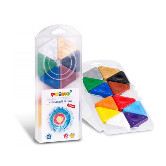 Easy Grip - Triangles Wax Crayons Set of 12