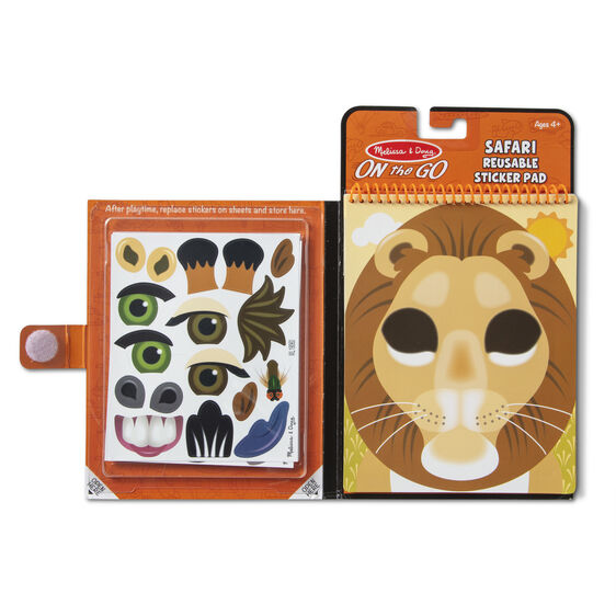 Melissa & Doug - Make-a-Face Safari Reusable Sticker Pad Melissa & Doug - Make-a-Face Safari Reusable Sticker Pad