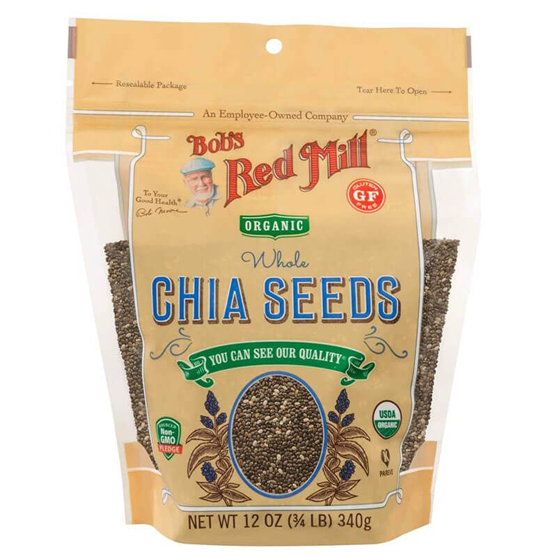 Organic Whole Chia Seeds | Gluten Free | 340g