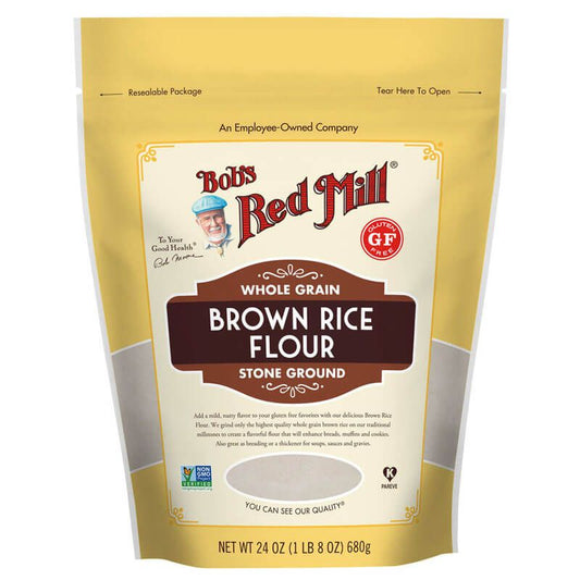 Brown Rice Flour - Gluten Free 680g - BambiniJO | Buy Online | Jordan