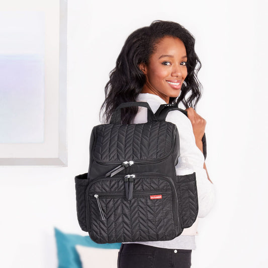 Skip Hop Forma Pack & Go Diaper Backpack - Jet Black — BambiniJO Jordan