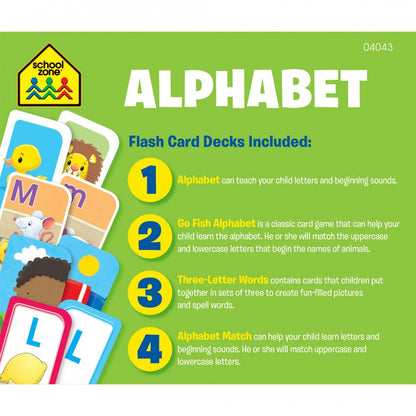 Alphabet Flash Card 4 Pack - BambiniJO