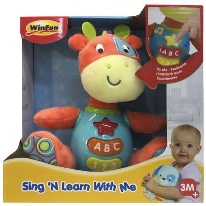 SING 'N LEARN WITH ME - PATCH THE GIRAFFE 0-6M - BambiniJO | Buy Online | Jordan