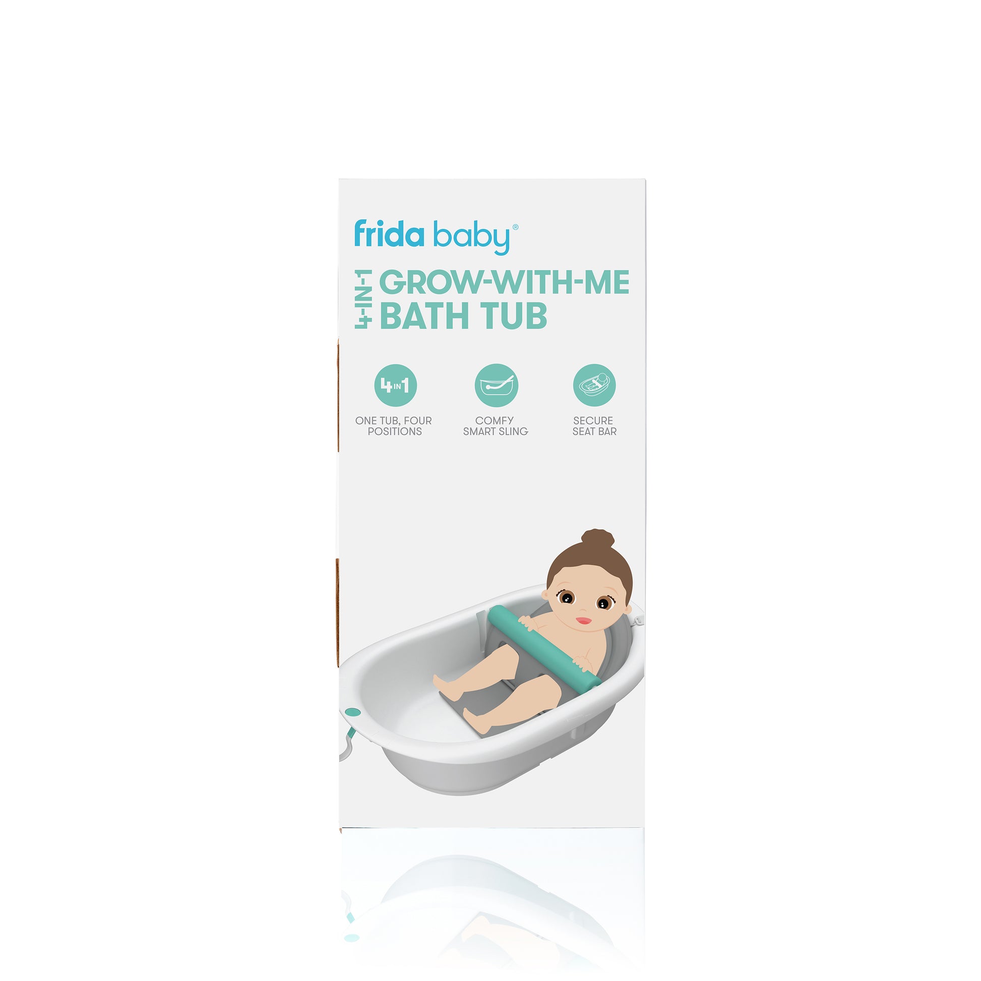 Product details about Frida Baby 4-in-1 Grow-with-Me Bath Tub