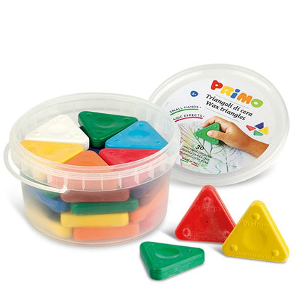Easy Grip - Triangles Wax Crayons Set of 30 - BambiniJO | Buy Online | Jordan