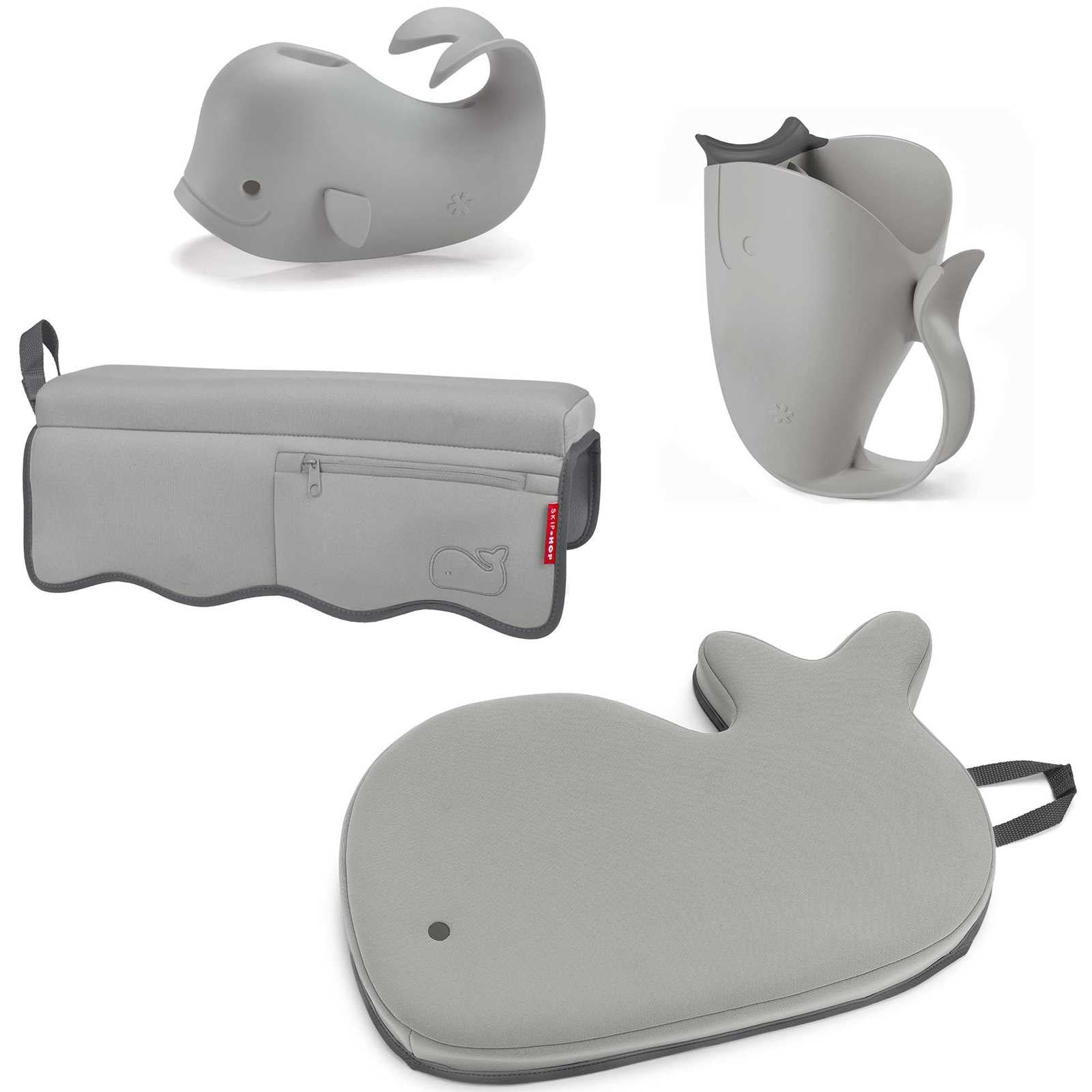 Skip Hop - Moby Bathtime Essentials Kit - Grey Skip Hop - Moby Bathtime Essentials Kit - Grey