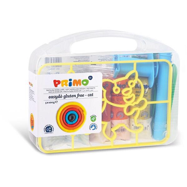 Primo Soft Modelling Dough Set - Cat - BambiniJO