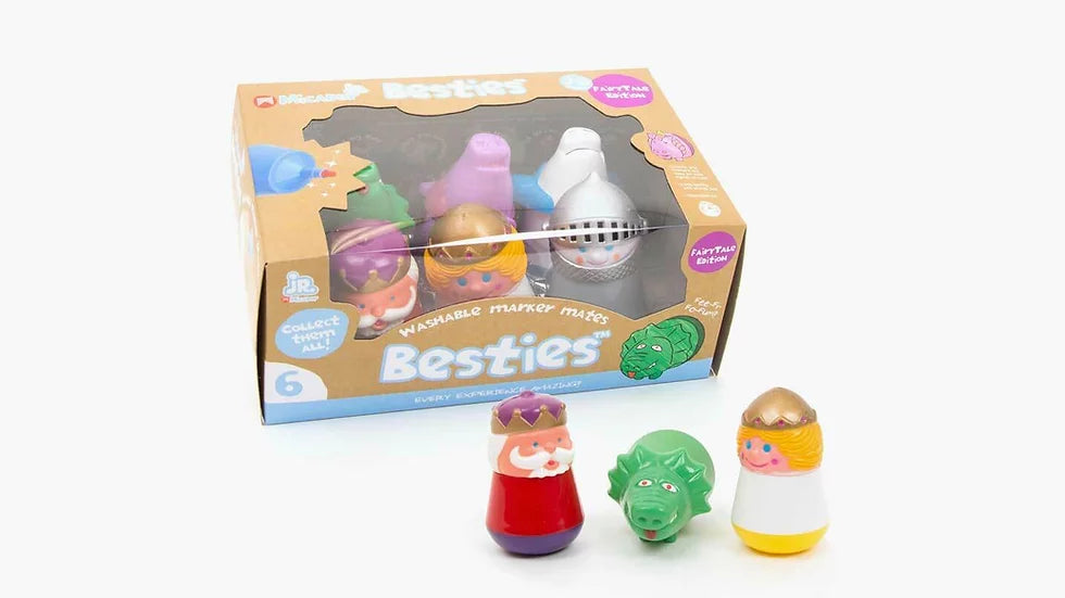 Micador - Jr. Besties Marker Mates - Fairytale, Pack of 6 Micador - Jr. Besties Marker Mates - Fairytale, Pack of 6